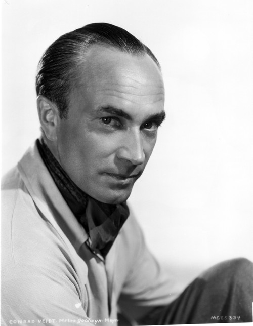 Conrad Veidt Close Up Portrait with Brush Up Hairdo Photo Print - Item # VARCEL695940