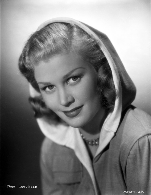 Joan Caulfield wearing a Hood in a Classic Portrait Photo Print - Item # VARCEL696024