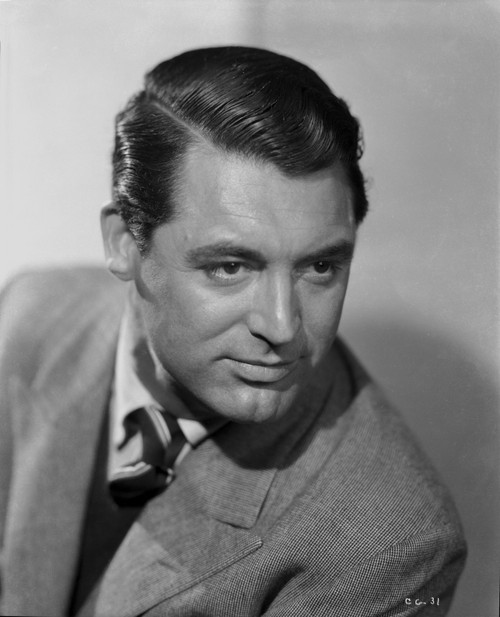 Cary Grant in a suit and tie with part in hair High Qu Photo Print - Item # VARCEL696039