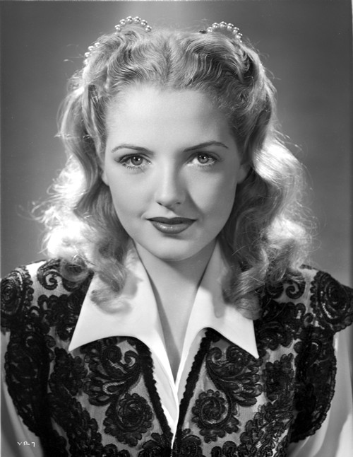 Virginia Patton Smirking in Embroidered Top Dress Photo Print - Item # VARCEL703025