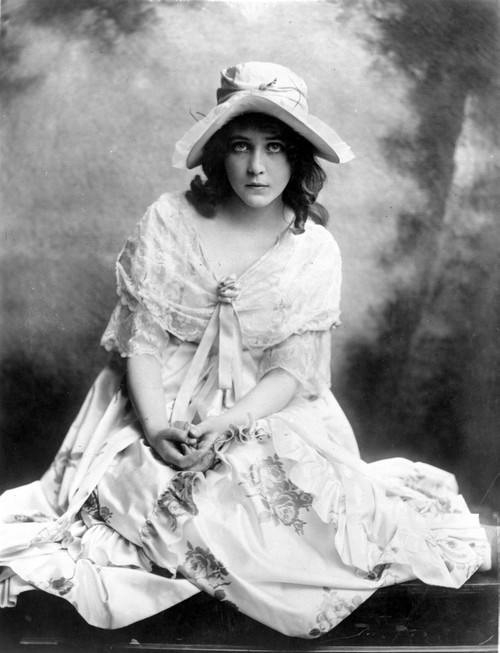 Mary Pickford on a Gown and sitting Photo Print - Item # VARCEL703088