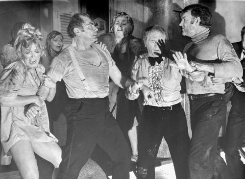 Poseidon Adventure Scene of People Arguing Excerpt from Film Black and White Photo Print - Item # VARCEL703089