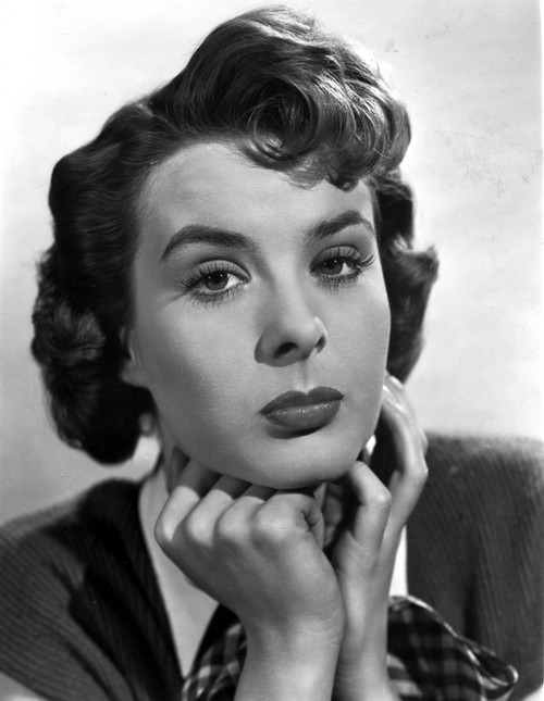 Jean Peters Leaning Face on Hands Photo Print - Item # VARCEL703066