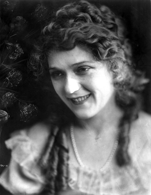 Mary Pickford on a Dress Photo Print - Item # VARCEL703076