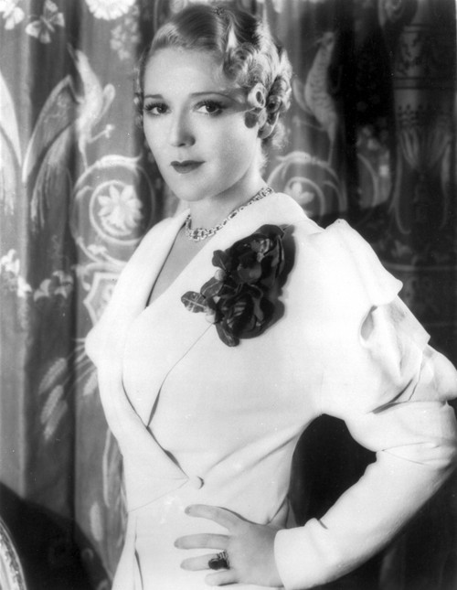 Mary Picford on a Long Sleeve Dress and Hands on Waist Photo Print - Item # VARCEL703083