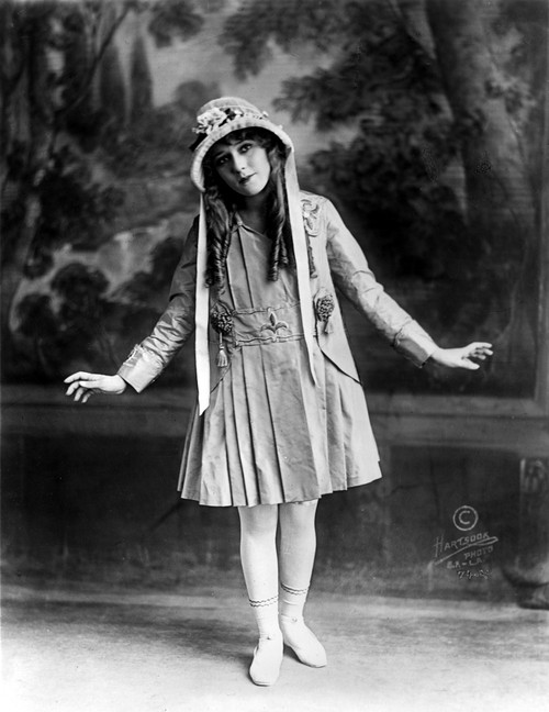Mary Pickford on a Dress Portrait Photo Print - Item # VARCEL703096