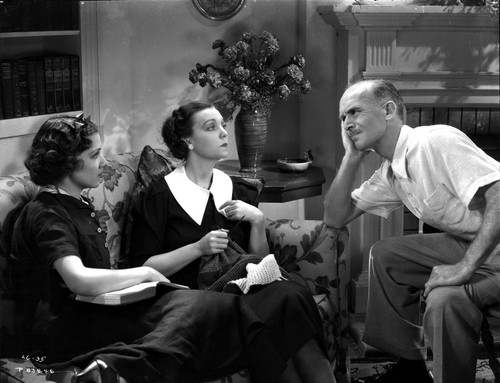 Zasu Pitts sitting and Talking Movie Scene Photo Print - Item # VARCEL703134