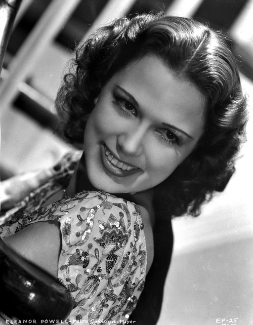 Eleanor Powell on a Printed Top and smiling Photo Print - Item # VARCEL703176