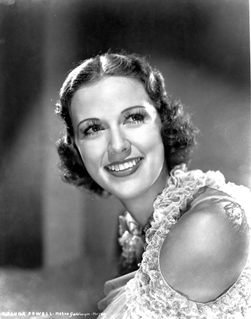 Eleanor Powell smiling in Black and White Photo Print - Item # VARCEL703187