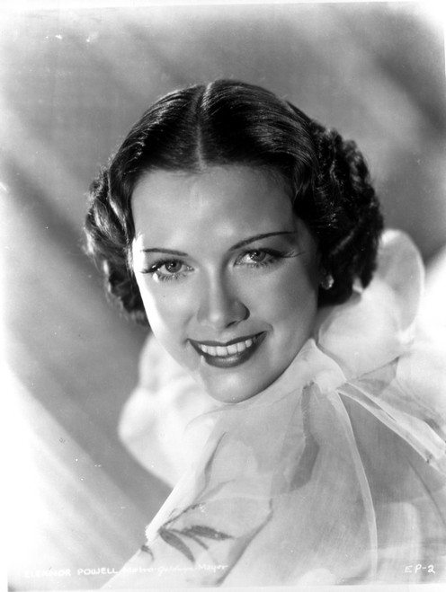 Eleanor Powell smiling in Ruffled Top Photo Print - Item # VARCEL703193