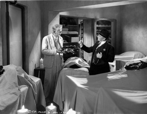 Boogie Man Will Get You Two Men Talking Scene Excerpt from Film Photo Print - Item # VARCEL703206