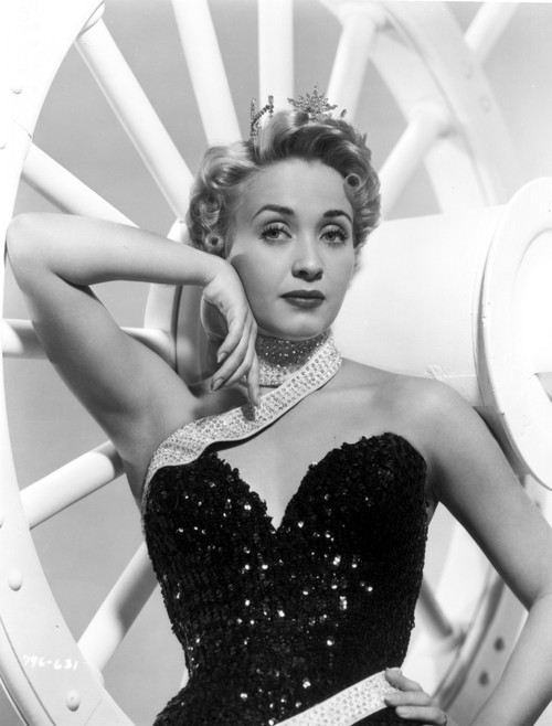 Jane Powell on a Sequin Dress and Leaning Photo Print - Item # VARCEL703246