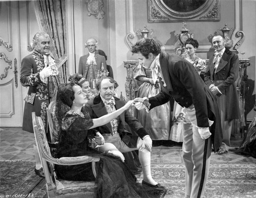 Song To Remember Man Holding a Woman's Hand in a Movie Scene Photo Print