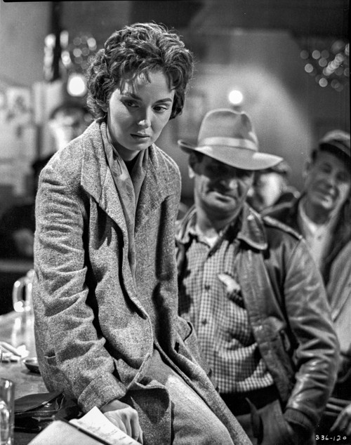 Helen Morgan in a Blazer with a Man in Cowboy Attire Photo Print - Item # VARCEL703305
