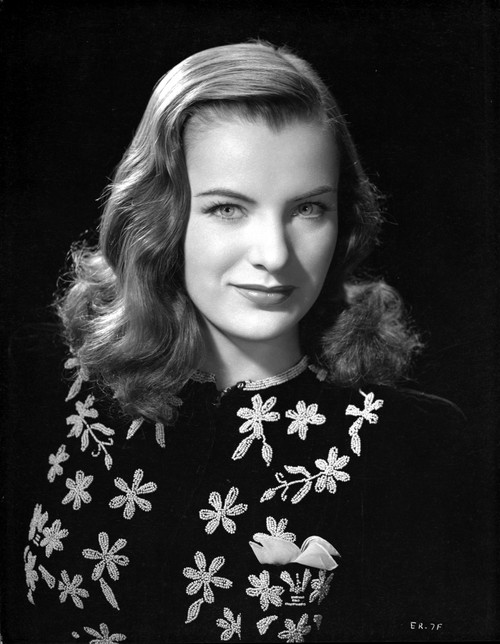 Ella Raines Portrait in Embroidered Top Photo Print - Item # VARCEL703360