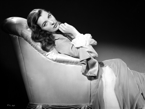 Ella Raines on a Gown sitting and posed Photo Print - Item # VARCEL703389