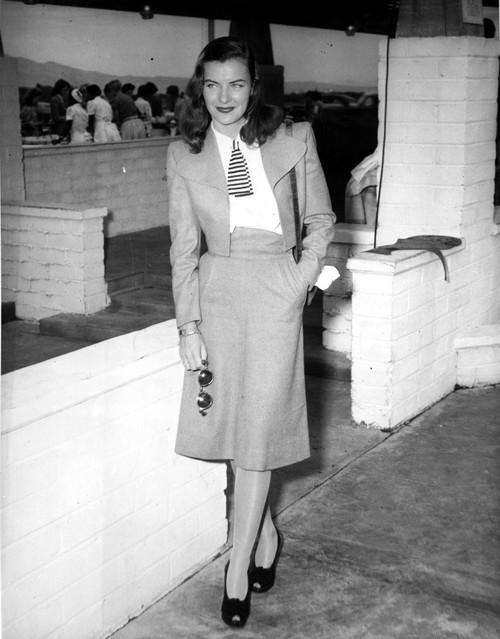 Ella Raines standing in Classic Photo Print - Item # VARCEL703401