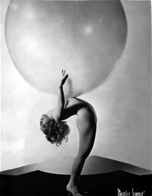 A Portrait Of Sally Rand Nude with A Ball Photo Print - Item # VARCEL703465