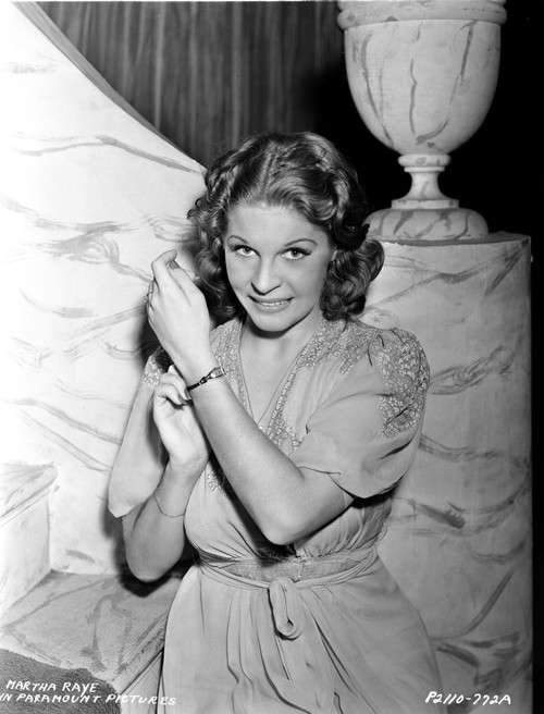 Martha Raye on a Printed Dress Photo Print - Item # VARCEL703505