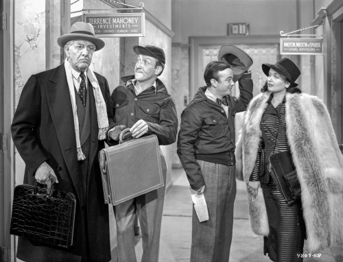 Smuggler's Cove Four People Talking in a Movie Scene Photo Print - Item # VARCEL703490