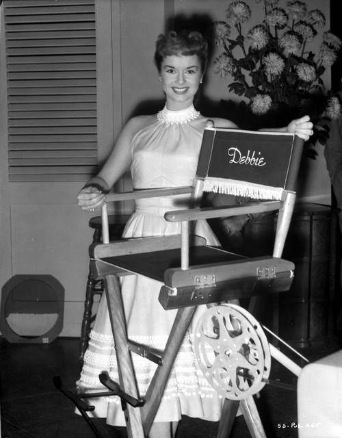 Debbie Reynolds on a Gown and smiling Photo Print - Item # VARCEL703659