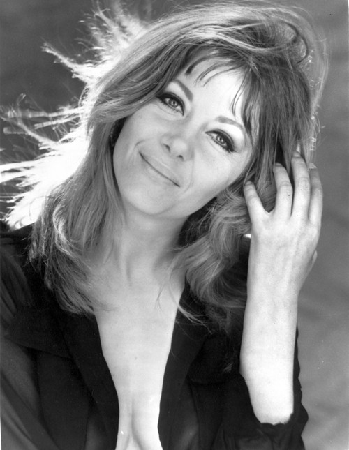 Ingrid Pitt wearing a Black Blazer Photo Print - Item # VARCEL703708