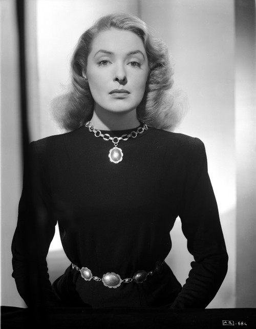 Ann Richards wearing a Black Dress and a Necklace in Classic Photo Print - Item # VARCEL703778
