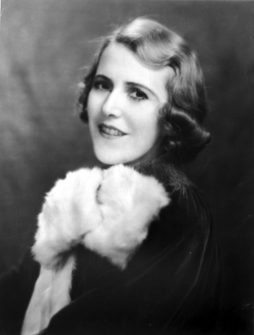 Ruth Roland wearing Furry Coat Portrait Photo Print - Item # VARCEL703881