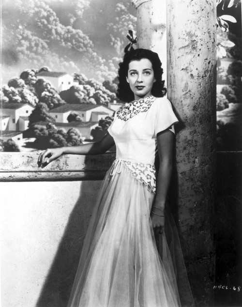 Gail Russell Posed in White Gown Photo Print - Item # VARCEL703976