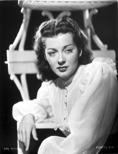 Gail Russell Posed in White Long Sleeves Photo Print - Item # VARCEL703978