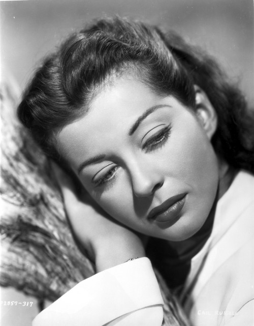 Gail Russell leaning on hand Photo Print - Item # VARCEL703995