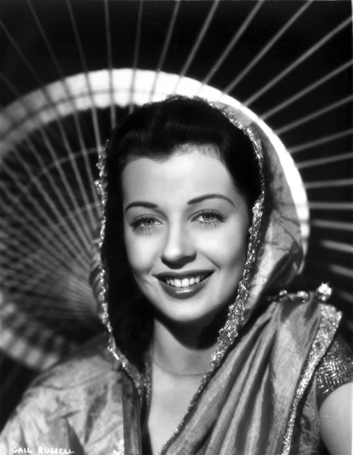 Gail Russell smiling in Shawl Photo Print - Item # VARCEL704023