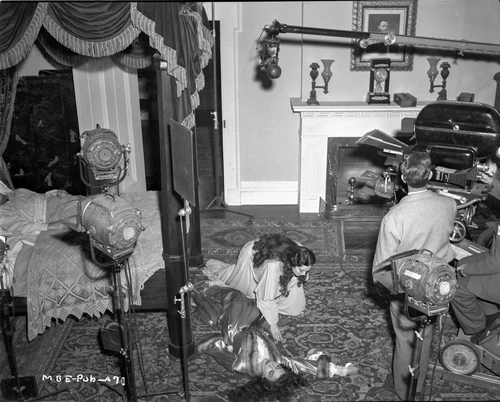 Behind the scenes of Mourning Becomes Electra Photo Print