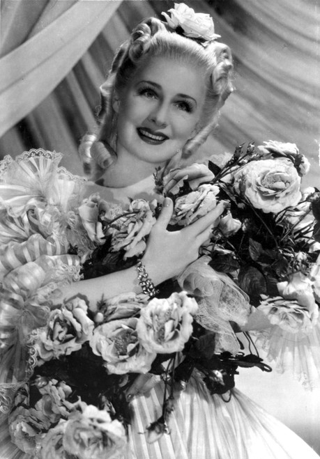 Norma Shearer Portrait in Classic with Bouquet Photo Print - Item # VARCEL704292