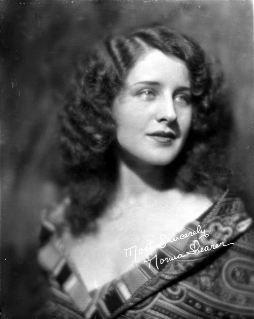 Norma Shearer Portrait in Printed Dress Photo Print - Item # VARCEL704271
