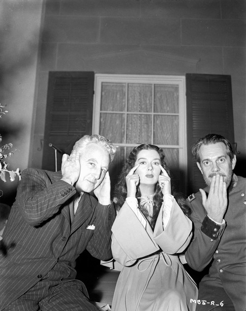 Behind the scenes of Mourning Becomes Electra Photo Print - Item # VARCEL704274