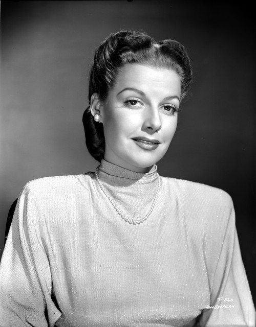 Ann Sheridan wearing a Tunic with Beaded Necklace Photo Print - Item # VARCEL704341