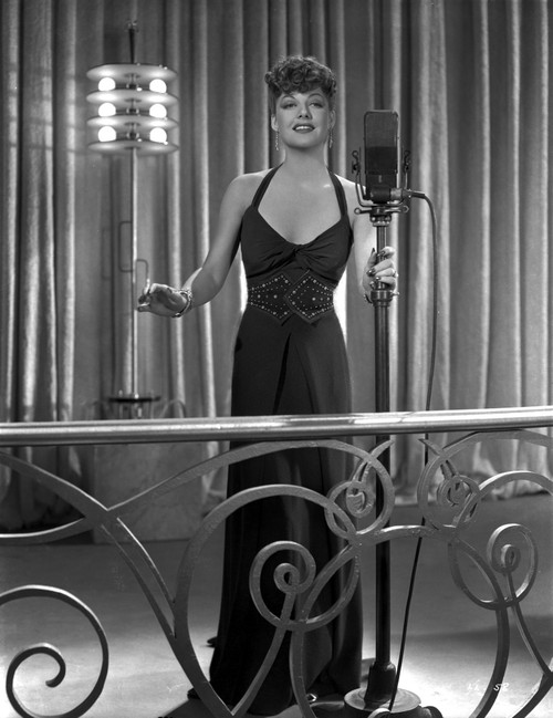 Ann Sheridan wearing a V-Necked Gown Photo Print - Item # VARCEL704401