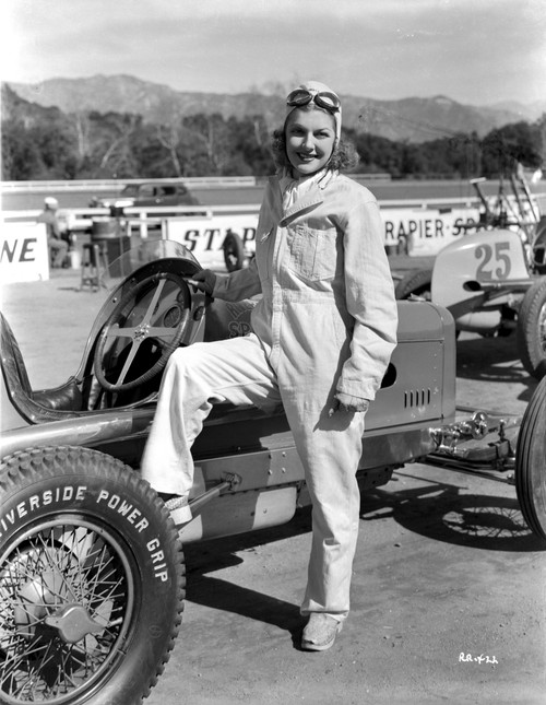 Ann Sheridan wearing a Racer Suit Photo Print - Item # VARCEL704418