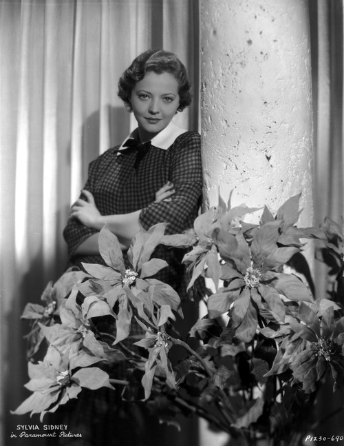 Sylvia Sidney Crossed Arms in Classic Photo Print - Item # VARCEL704499