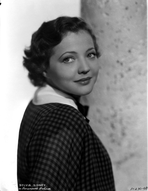 Sylvia Sidney Posed in Checkered Blouse Photo Print - Item # VARCEL704501