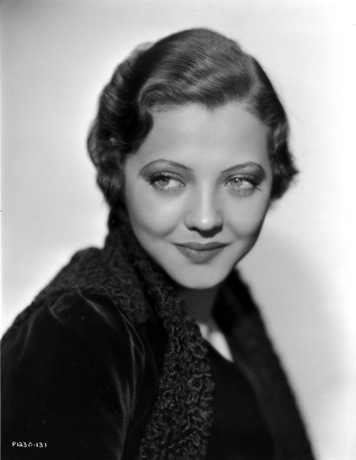 Sylvia Sidney wearing a Black Coat Photo Print - Item # VARCEL704543