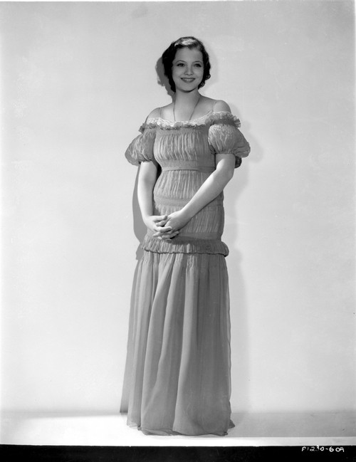 Sylvia Sidney wearing a Ruffled Gown Photo Print - Item # VARCEL704560