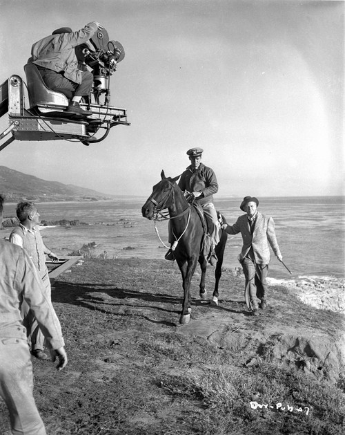 On the set of The Woman on the Beach Photo Print - Item # VARCEL704565