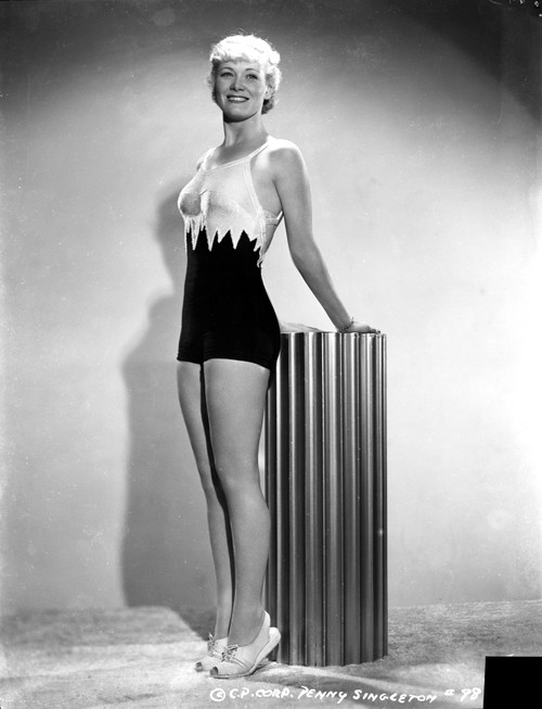 Penny Singleton Posed in Sexy Sportswear Portrait Photo Print - Item # VARCEL704627