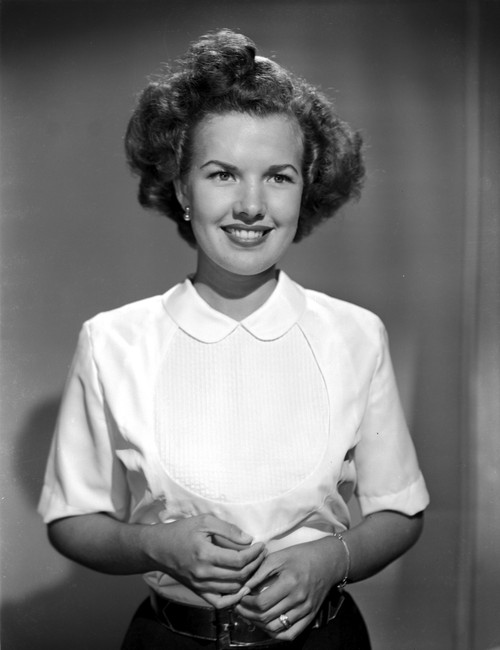 Gale Storm smiling in White Photo Print - Item # VARCEL704896