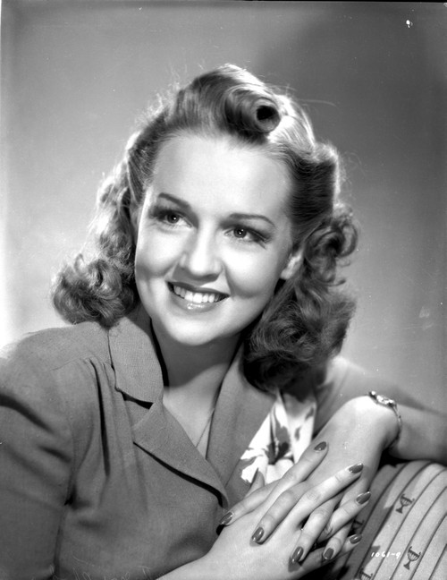 June Storey Curly Hair smiling Portrait Photo Print - Item # VARCEL704876