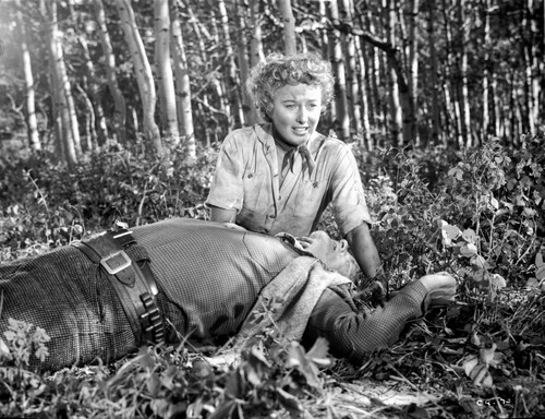 A scene from Cattle Queen of Montana Photo Print - Item # VARCEL704901