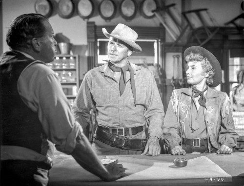 A scene from Cattle Queen of Montana Photo Print - Item # VARCEL704919