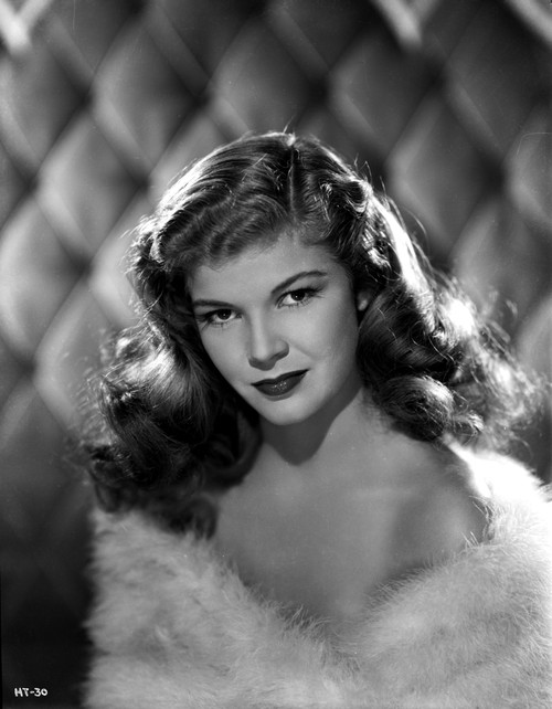 Helen Talbot wearing a Furry Coat Photo Print - Item # VARCEL704968